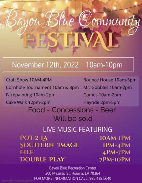 Bayou Blue Community Festival | Explore Houma