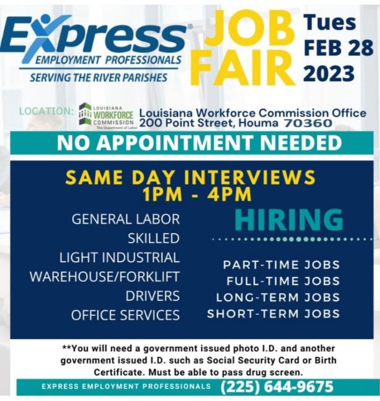 Houma Job Fair Explore Houma