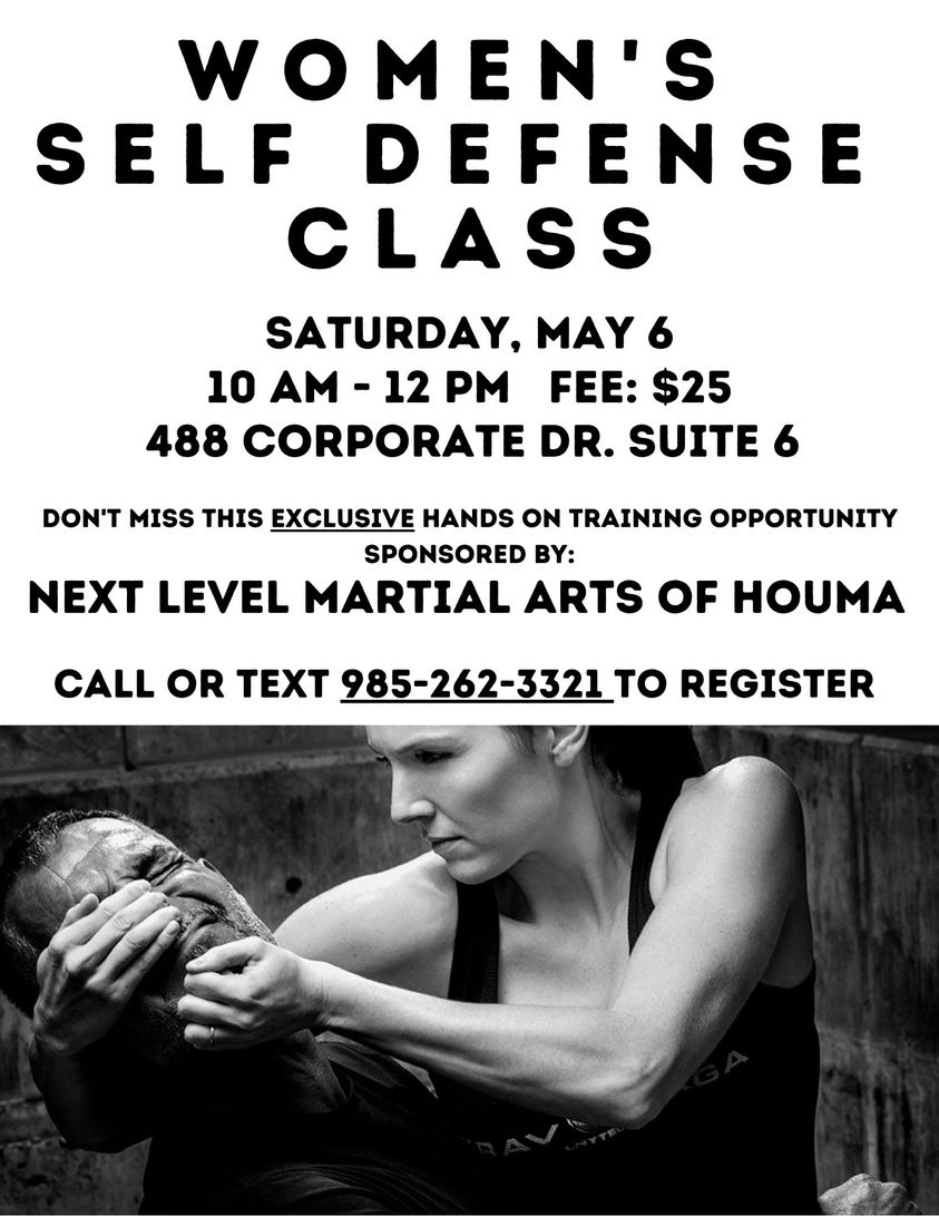 Women's Self Defense Class Explore Houma