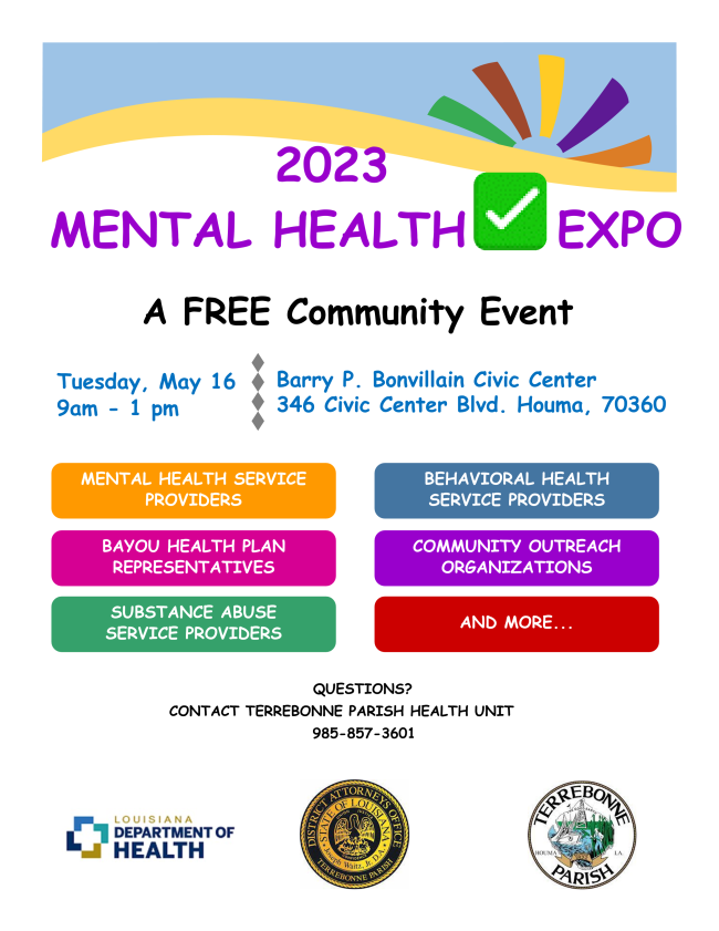 2023 Mental Health Expo Explore Houma