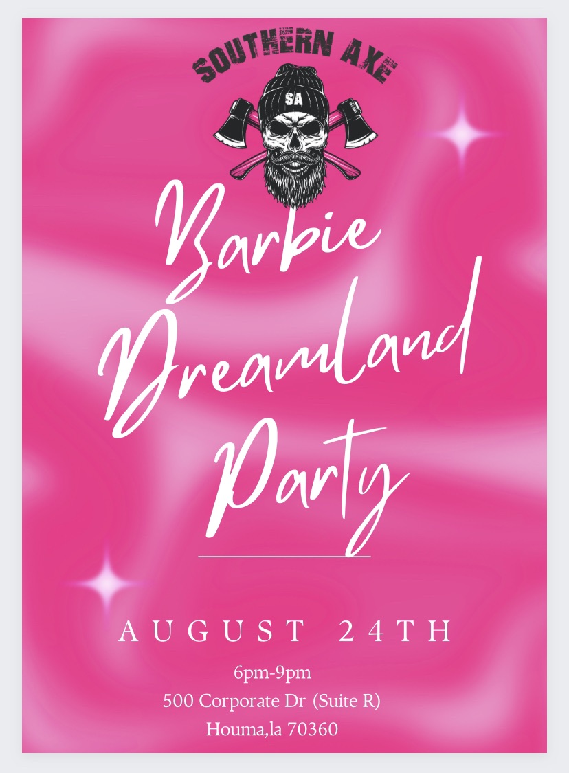 Barbie Dreamland Party kids Night Southern Axe Visit Houma barbie-dreamland-party-kids-night-southern-axe-visit-houma