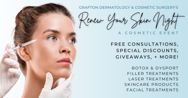 Renew Your Skin Night@ Grafton Dermatology & Cosmetic Surgery | Explore ...