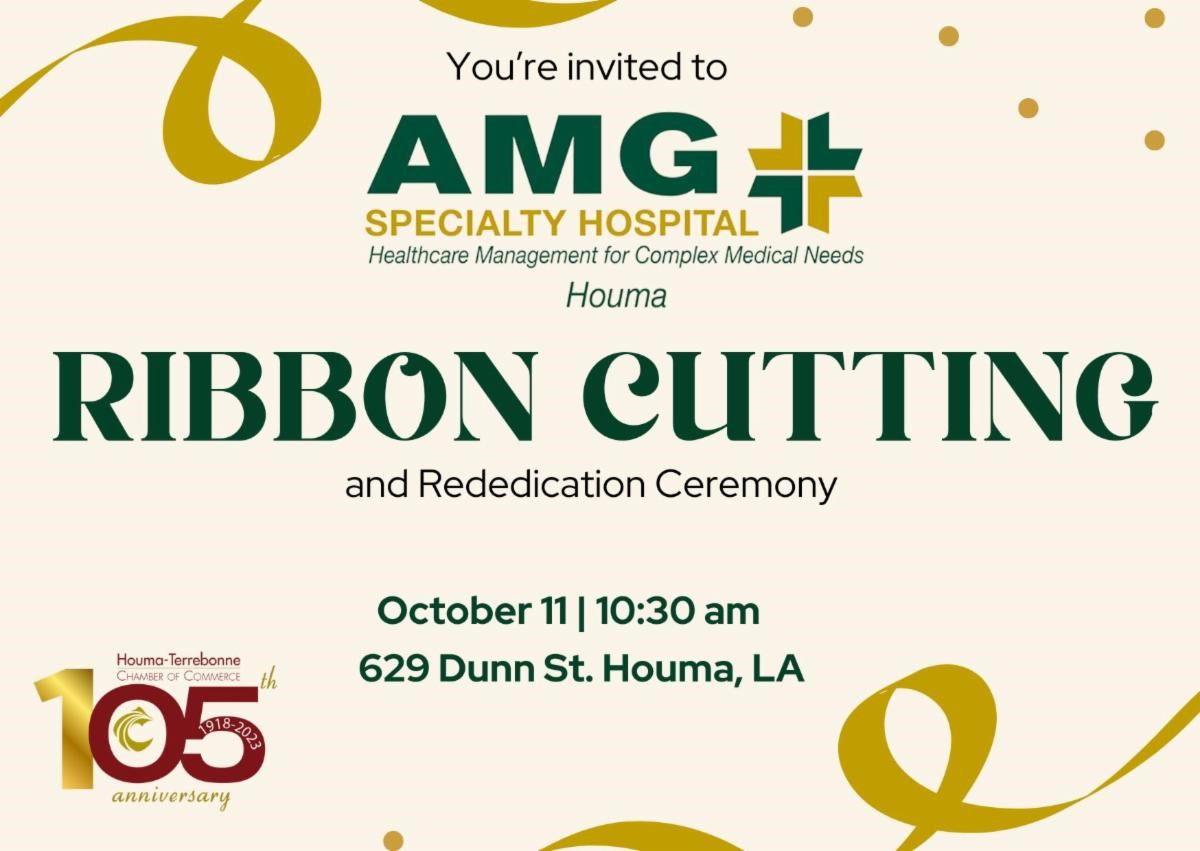 AMG Specialty Hospital Ribbon Cutting and Rededication Ceremony ...