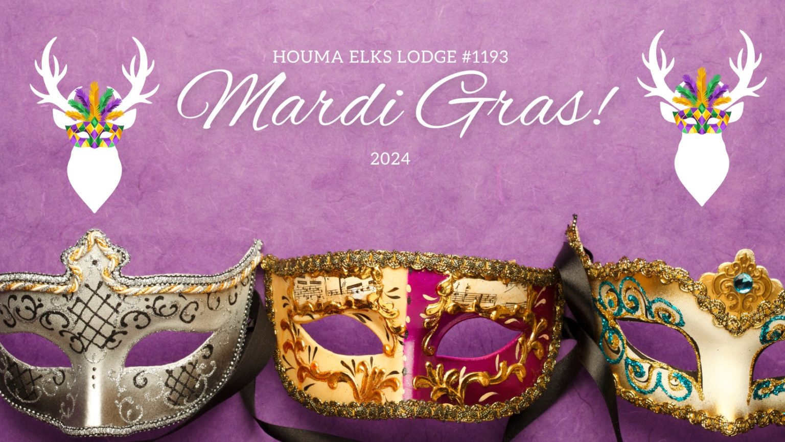 Houma Elks 1193 Mardi Gras Extravaganza Weekend (Feb 9th 13th, 2024