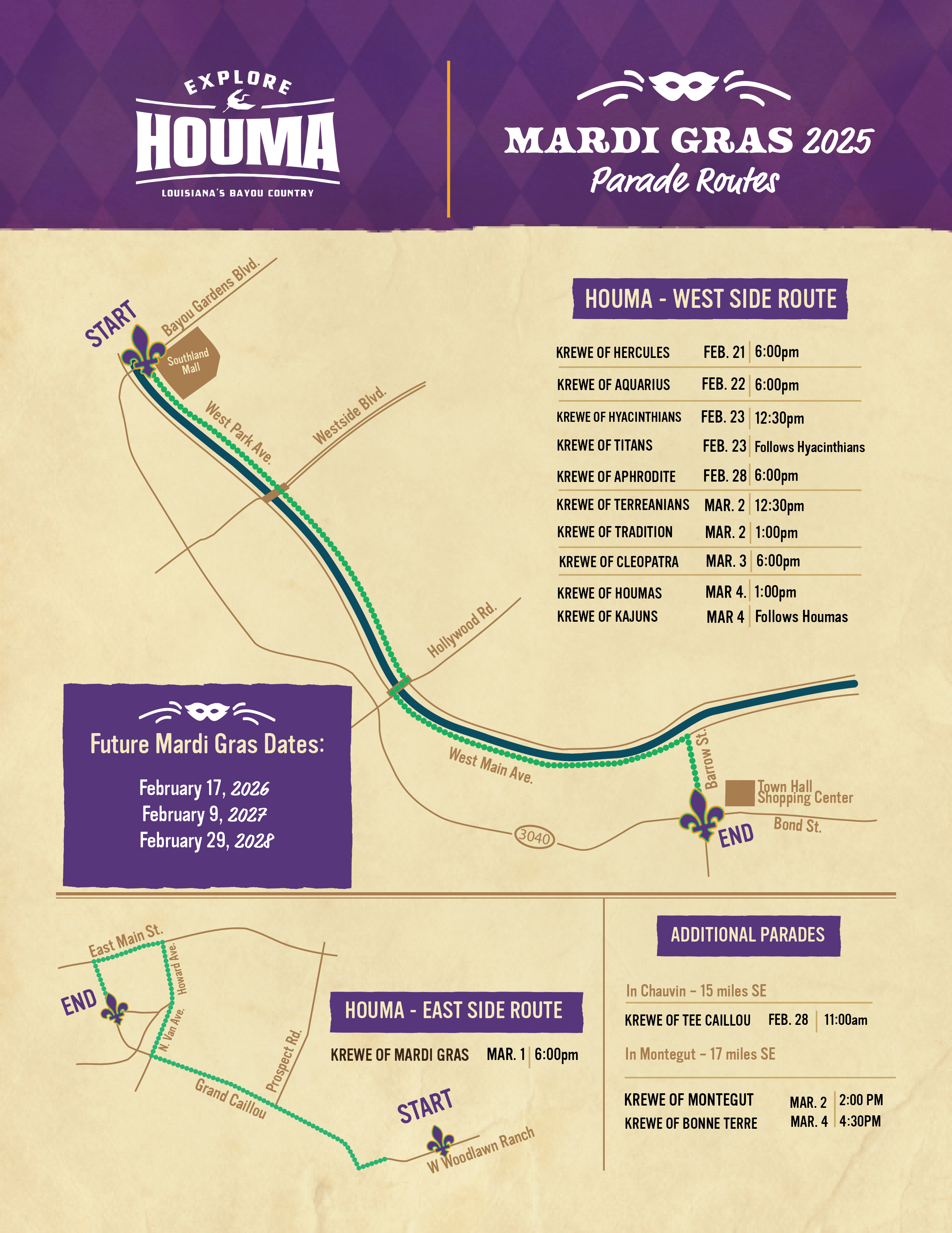 Get Ready, Houma! Mardi Gras 2025 Is Here! Explore Houma